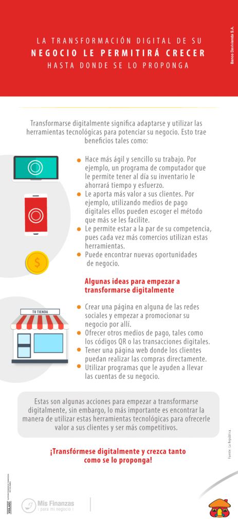 La transformación digital de su negocio le permitirá crecer hasta donde se lo proponga