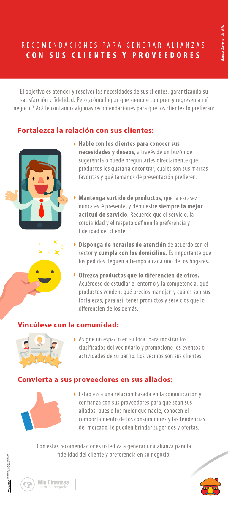 Recomendaciones para generar alianzas con sus clientes y proveedores