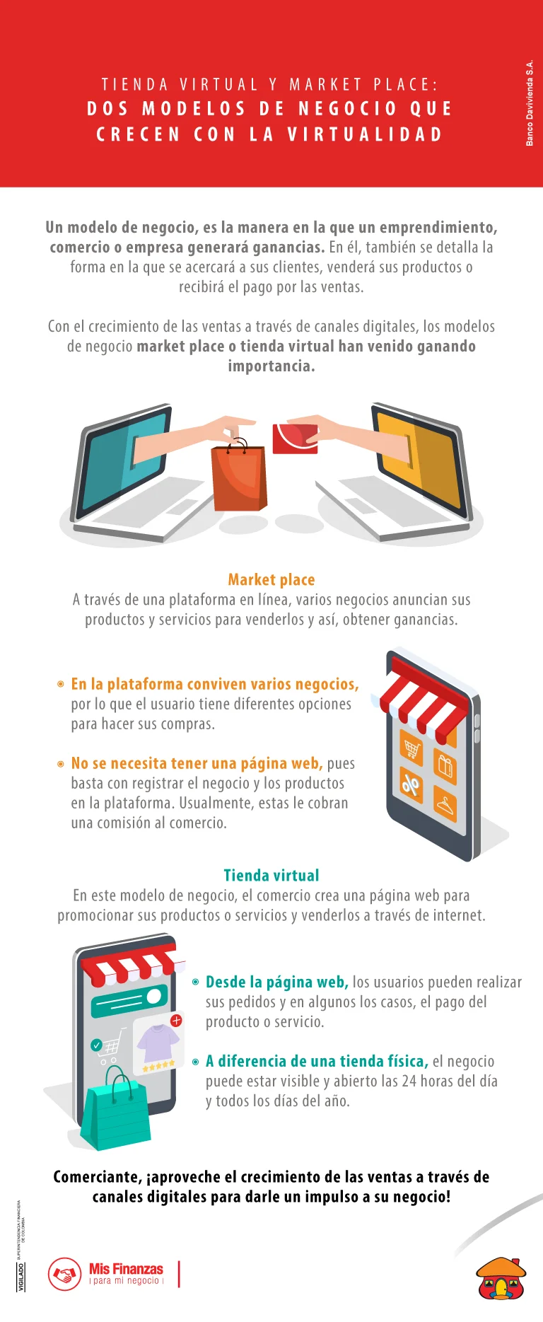 Dos modelos de negocio que crecen cada día más gracias a la virtualidad.